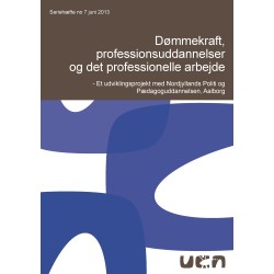 Dømmekraft, professionsuddannelser og det professionelle arbejde: Et udviklingsprojekt med Nordjyllands Politi og Pædagoguddannelsen, Aalborg