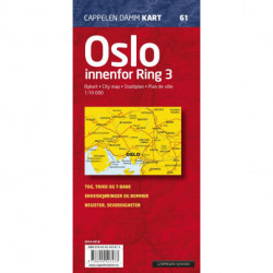 Oslo innenfor Ring 3 : bykart: bykart - city map - Stadtplan - plan de ville