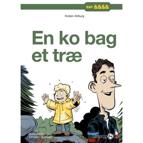 En ko bag et træ