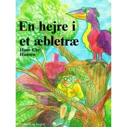 En hejre i et æbletræ