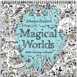 Johanna Basford's 2026 Coloring Wall Calendar