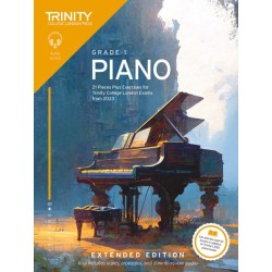 Trinity College London Piano Exam Pieces Plus Exercises from 2023: Grade 1: Extended Edition: 21 Pieces for Trinity College London Exams from 2023