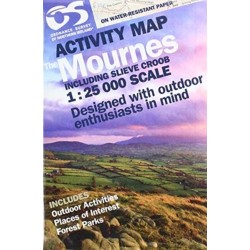 OSNI 1:25000 Mournes Activity Including Slieve Croob