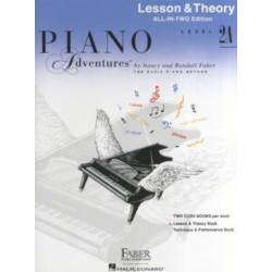 Piano Adventures All-In-Two Level 2A Lesson/Theory: Lesson & Theory - Anglicised Edition