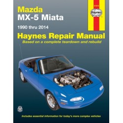 Mazda MX-5 Miata for Mazda MX-5 Miata models (1990-2014) Haynes Repair Manual (USA): 1990 to 2014
