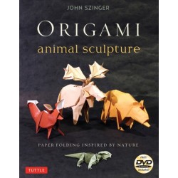 Origami Animal Sculpture: Paper Folding Inspired by Nature: Fold and Display Intermediate to Advanced Origami Art (Origami Book with 22 Models and Online Video Instructions)