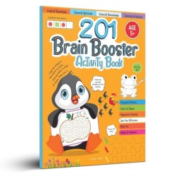 201 Brain Booster Activity Book: Fun Activities and Exercises for Children Tracing & Pattern, Colors & Shapes, Maze