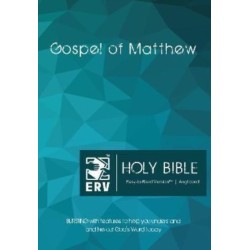 ERV Holy Bible Gospel of Matthew Paperback, Anglicized, (Easy to Read Version): Bursting with Features to Help You Understand and Live Out God's Word Today