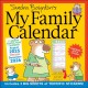 Sandra Boynton's 17-Month 2025-2026 My Family Wall Calendar