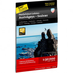 Lofoten : Austvågøya - Svolvær 1:30 000