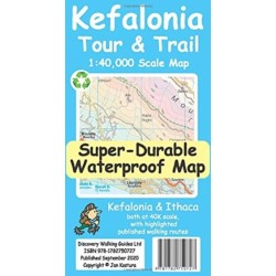 Kefalonia Tour and Trail Map