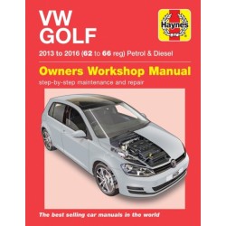VW Golf petrol & diesel ('13-'16) 62 to 66