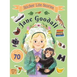 Jane Goodall: An inspiring sticker story about curiosity and courage