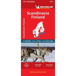 Scandinavia & Finland - Michelin National Map 711: Map