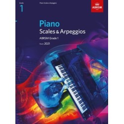 Piano Scales & Arpeggios, ABRSM Grade 1: from 2021