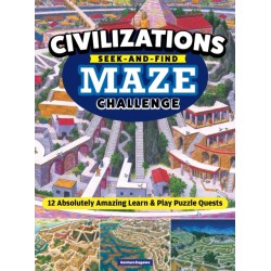 Gentaro Kagawa's Curious Quest: Time Travel: Seek-and-Find Maze Challenges