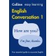 Easy Learning English Conversation Book 1: Your Essential Guide to Accurate English