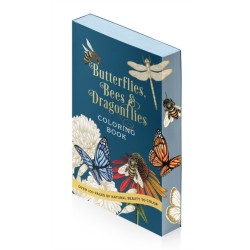 Butterflies, Bees & Dragonflies Coloring Book: Over 150 Pages of Natural Beauty to Color with Beautiful Sprayed Edges - Over 150 Pages of Beautiful Botanicals to Color