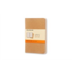 Moleskine Ruled Cahier - Kraft Cover (3 Set)