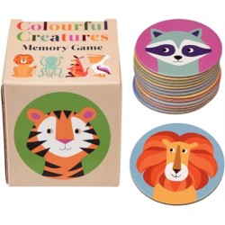Memory game (24 pieces) - Colourful Creatures