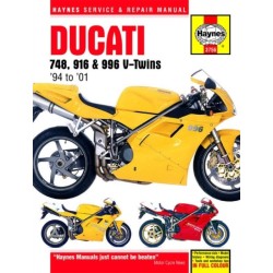 Ducati 748, 916 & 996 4-valve V-Twins (94 - 01) Haynes Repair Manual
