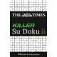 The Times Killer Su Doku Book 21: 200 Lethal Su Doku Puzzles
