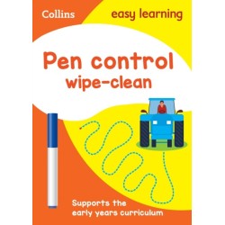 Pen Control Age 3-5 Wipe Clean Activity Book: Ideal for Home Learning