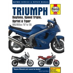 Triumph Daytona, Speed Triple, Sprint & Tiger 885/955cc (97 - 05)