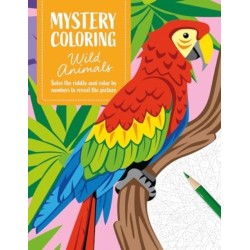 Mystery Coloring Wild Animals: Solve the Riddle and Color by Numbers to Reveal the Picture