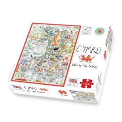 Map of Wales Jigsaw 1000 Piece Puzzle
