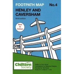 Footpath Map No. 4 Henley and Caversham: Ninth Edition - In Colour