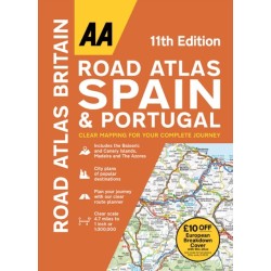 AA Road Atlas Spain & Portugal