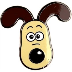 Gromit Head Pin Badge