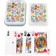 Playing cards in a tin - Wild Flowers
