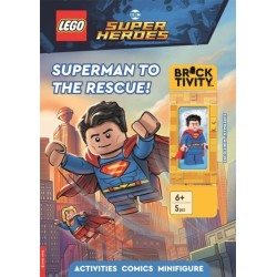 LEGO® DC Super Heroes: Superman to the Rescue Activity Book (with Superman™ minifigure)