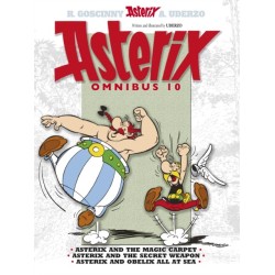 Asterix: Asterix Omnibus 10: Asterix and The Magic Carpet, Asterix and The Secret Weapon, Asterix and Obelix All At Sea