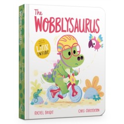 The Wobblysaurus Board Book: A DinoFeelings Book