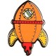 Rocket Pin Badge