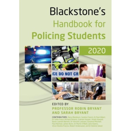 Blackstone's Handbook for Policing Students 2020