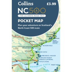 NC500 Pocket Map: Plan Your Adventure on Scotland’s North Coast 500 Route Official Map