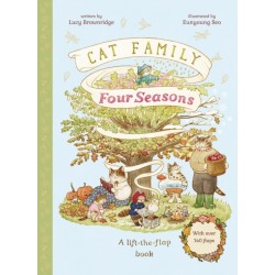 Cat Family Four Seasons: A Lift-the-Flap Book (with over 140 flaps)