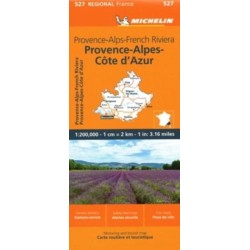 Provence- Alps - French Riviera - Michelin Regional Map 527