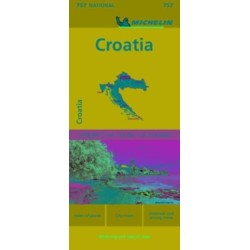 Croatia - Michelin National Map 757