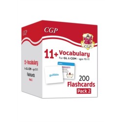 11+ Vocabulary Flashcards for Ages 10-11 - Pack 2