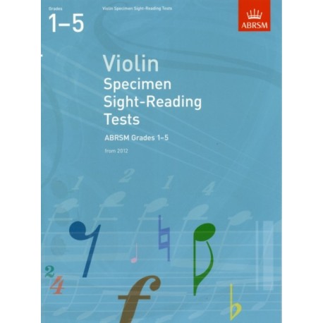 Violin Specimen Sight-Reading Tests, ABRSM Grades 1-5: from 2012