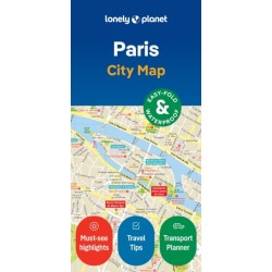 Lonely Planet Paris City Map: Detailed Itineraries | Travel Like a Local | Insider Tips | Covers Triangle d'Or, Faubourg St-Germain, Le Marais, Montmartre, and more