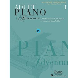 Adult Piano Adventures All-In-One Book 1: Spiral Bound