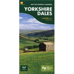 Yorkshire Dales: Map for Touring and Planning