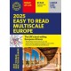2025 Philip's Easy to Read Multiscale Road Atlas of Europe: (A4 paperback with flaps)