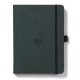 Dingbats A5+ Wildlife Green Deer Notebook - Plain